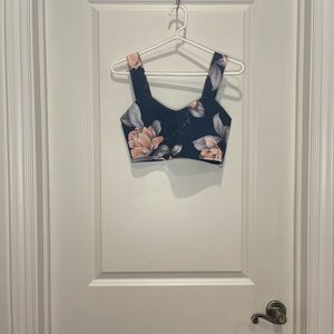 2 piece floral set (top & midi skirt)